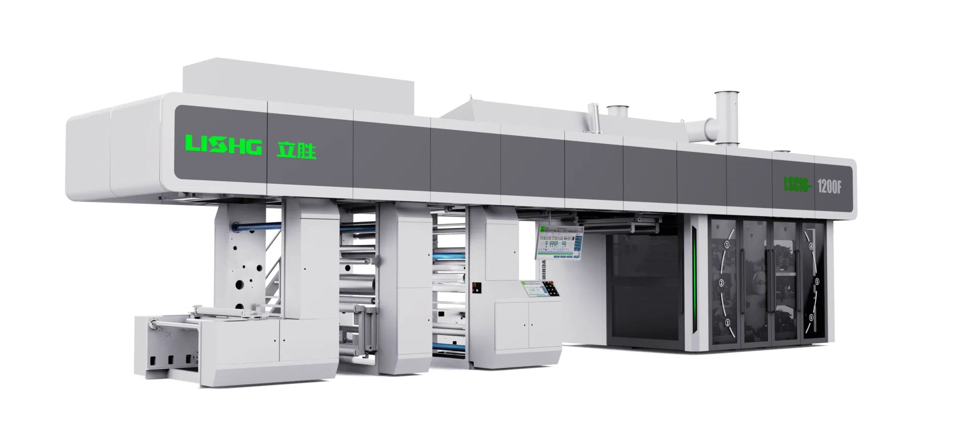 6 Colors Full Servo Gearless Flexographic Printing Machine