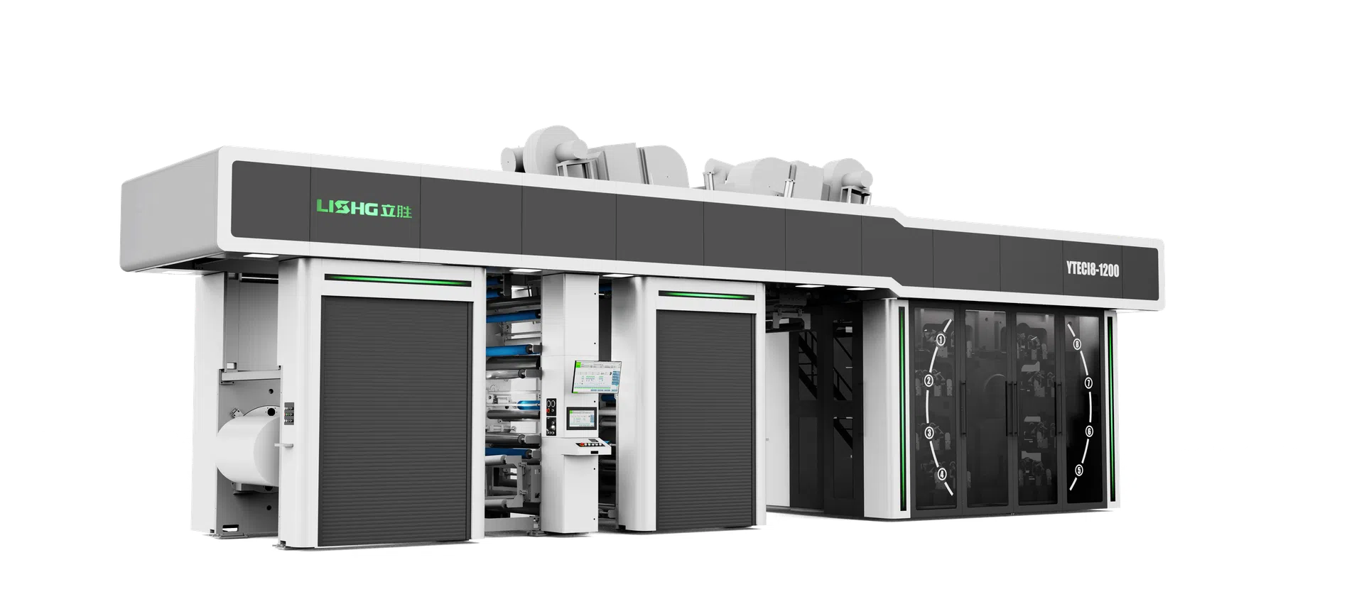 8 Colors Full Servo Gearless Flexographic Printing Machine