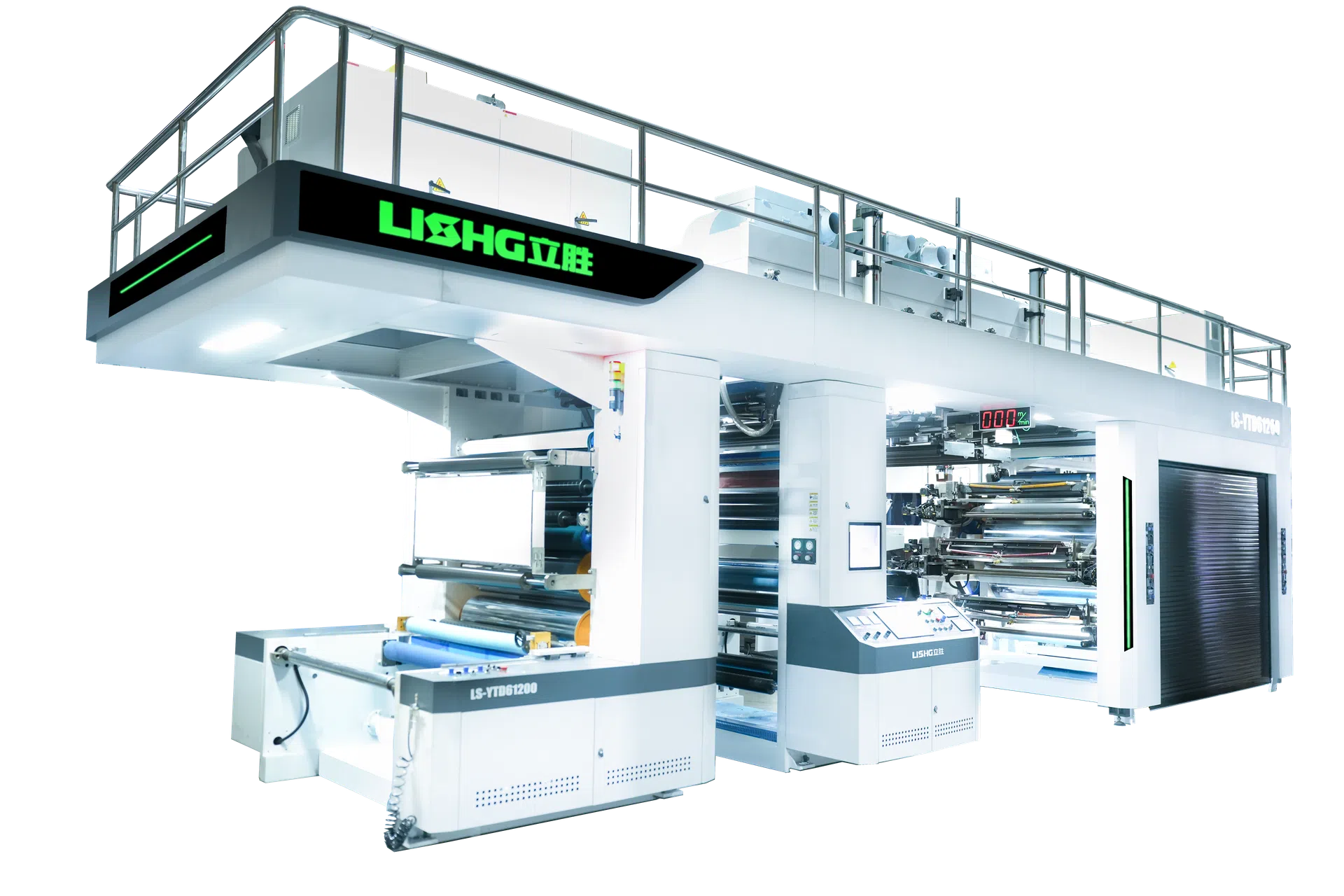 6 Color Sleeve Type Gear Driven Cl Flexographic Printing Machine